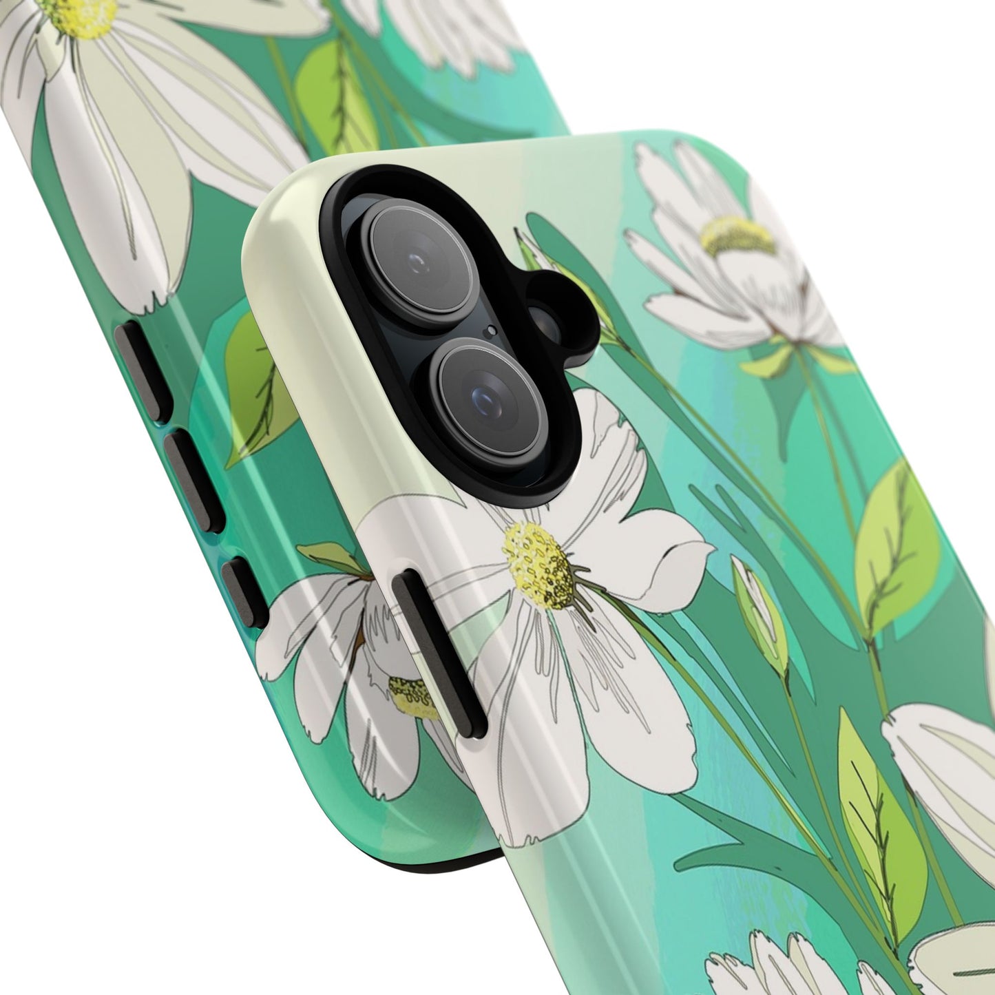 Floral Phone Case, Tough Cases, Flower Design, Nature Inspired, Eco-Friendly Cover, Unique Gift for Her, Spring Accessories