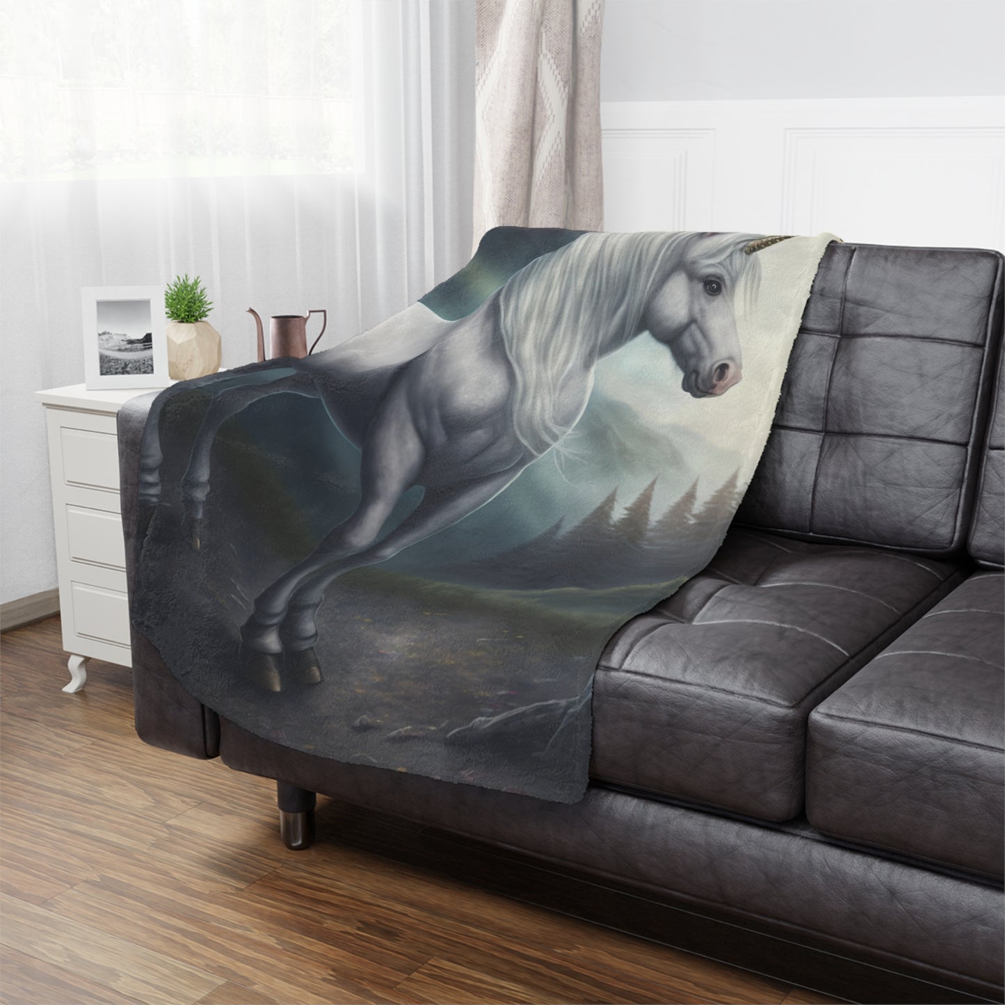 Unicorn Minky Blanket — Soft Fantasy Throw for Kids & Adults