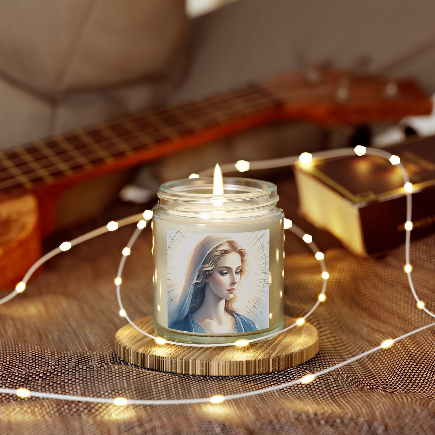 Coconut Apricot Scented Candles, Divine Serenity Candle, Meditation Candle, Gift for Her, Home Decor, Relaxation