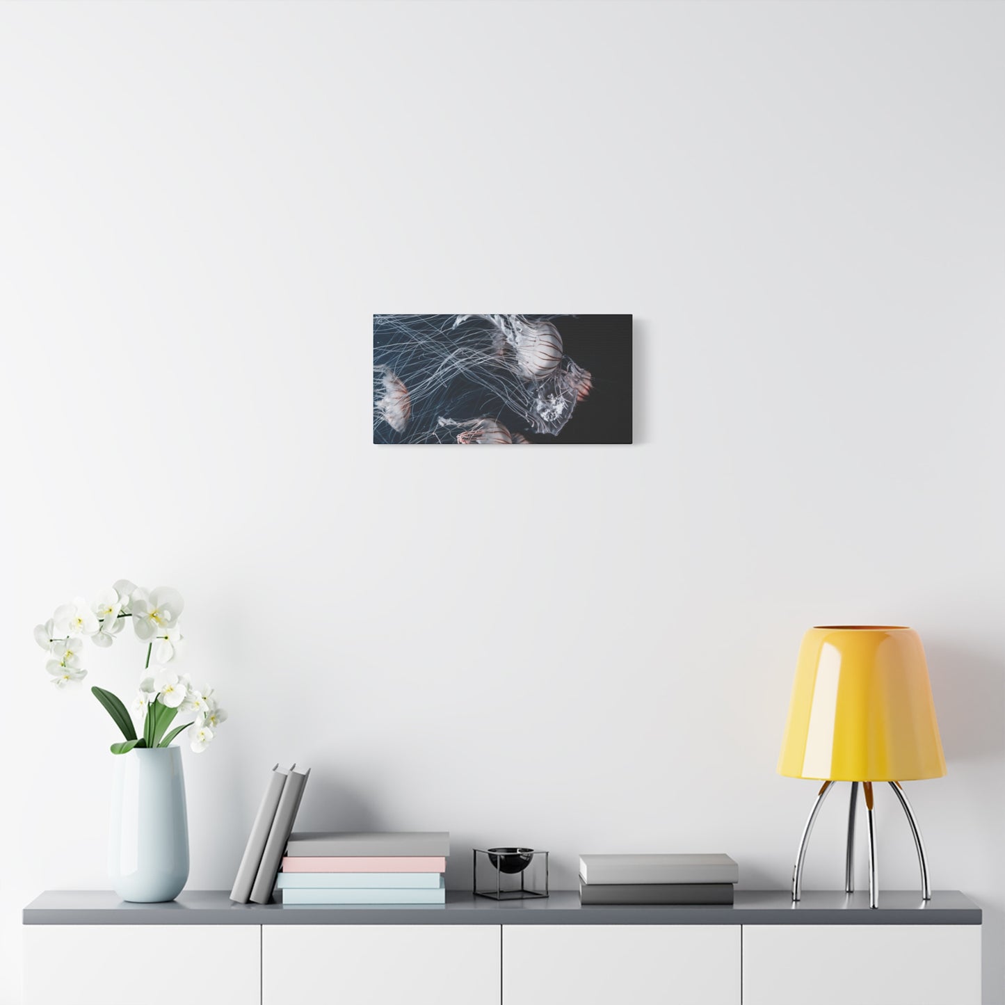 Jellyfish Swarm Matte Stretched Canvas