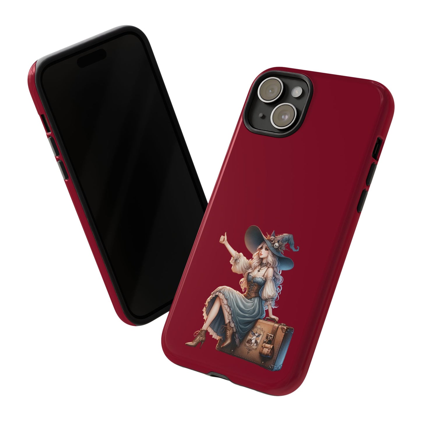 Witchy Phone Case - Magical, Durable - Halloween Gift, Cosplay Accessory, Cute Witch Design