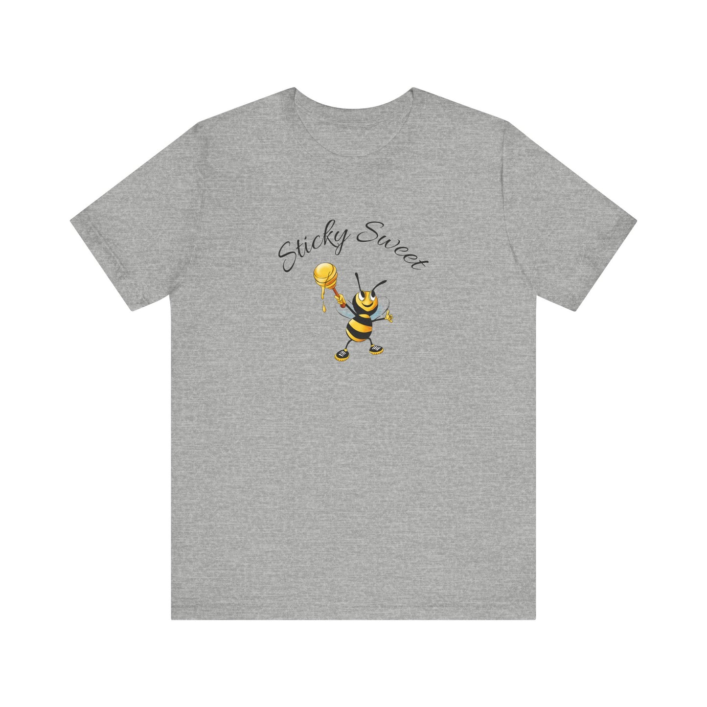 Sticky Sweet Bee Unisex Tee, Cute Bee T-Shirt, Honey Lover Gift