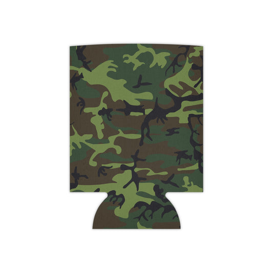 Camouflage Can Cooler, Outdoor Party Drink Sleeve, Camping Accessories, Military Style Beverage Insulator, BBQ Gift, Tailgate Essential