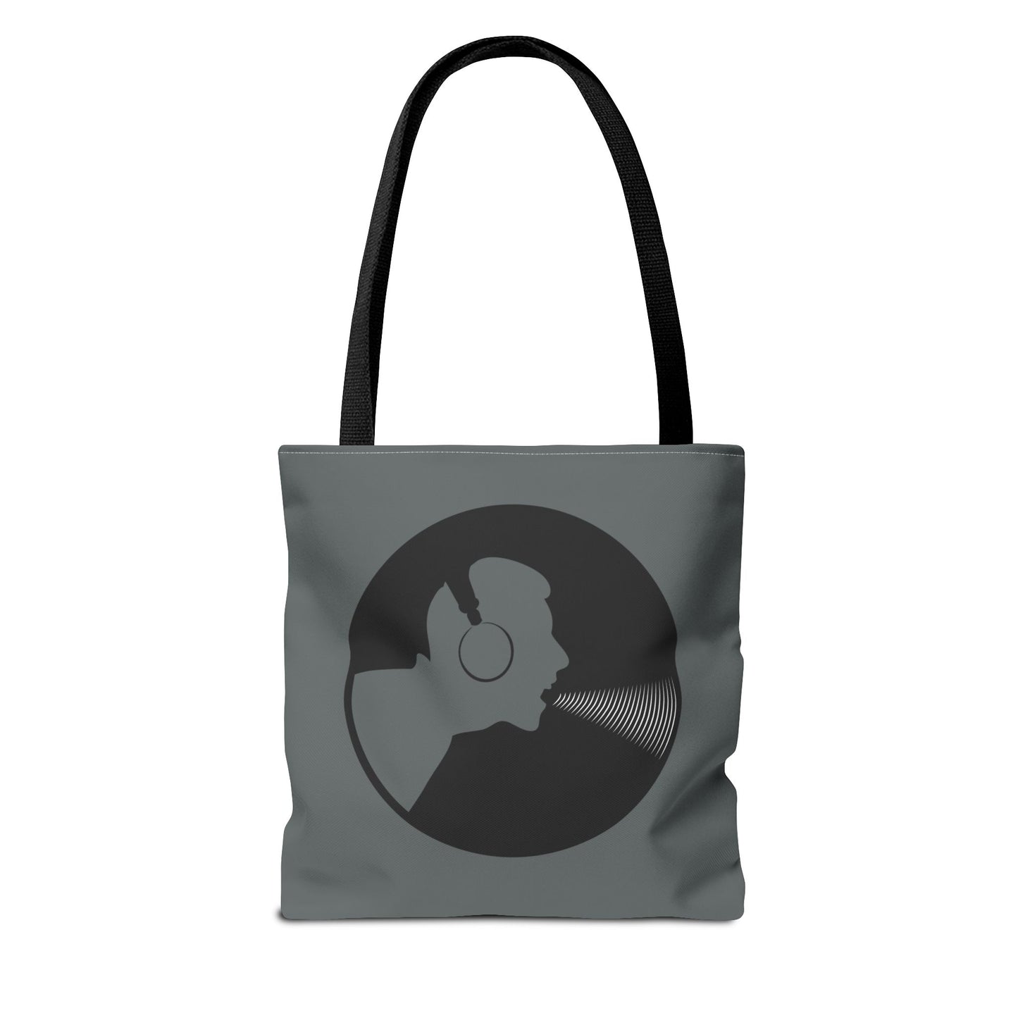 Music Lover's Tote Bag, Stylish Bag for Vinyl Enthusiasts, Gift for Music Lovers, Unique Shopping Tote, Record Player Accessory