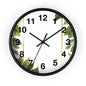 Elegant Leafy Wall Clock | Home Décor, Gift for Her, Modern Rustic Design, Nature Lover Wall Art, Stylish Timepiece