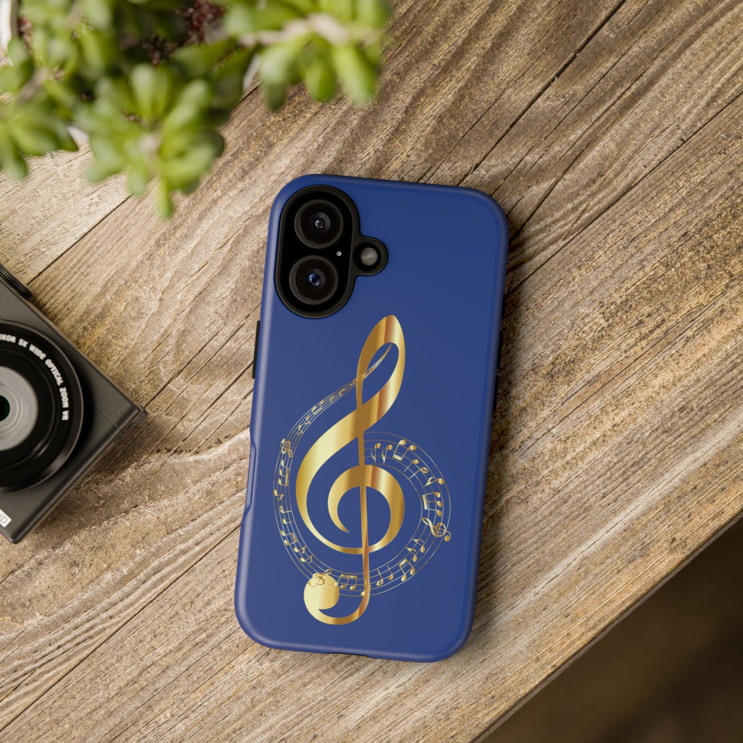 Tough Cases Blue and Gold Musical Note