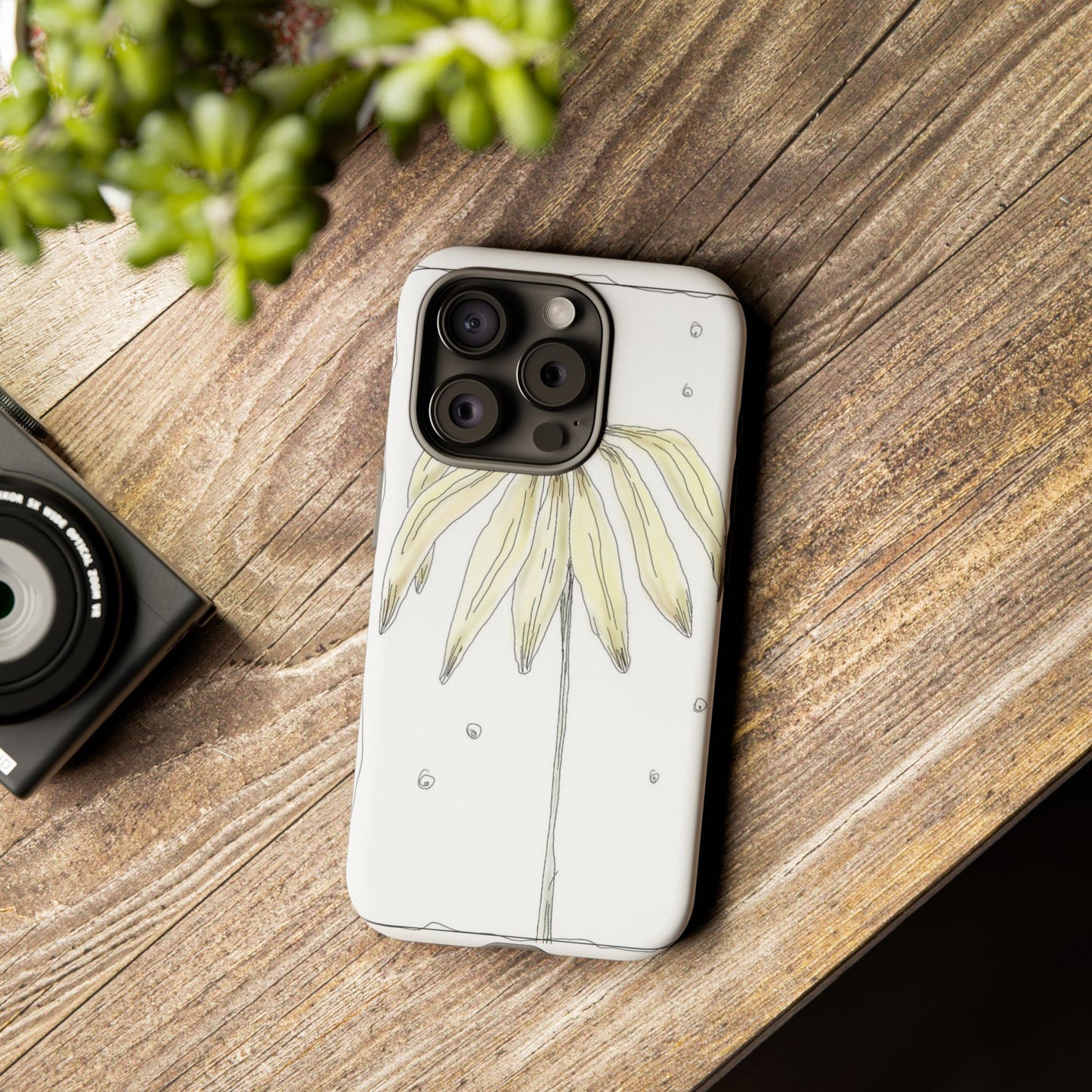 Flower Phone Case with Delicate Design, Tough Phone Cover, Nature Lover Gift, Floral Tech Accessory, Stylish Phone Protection