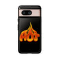 Stylish Phone Case, Hot Flames Design, Gift for Teens, Trendy Accessory, Protective Cover, Unique Phone Case