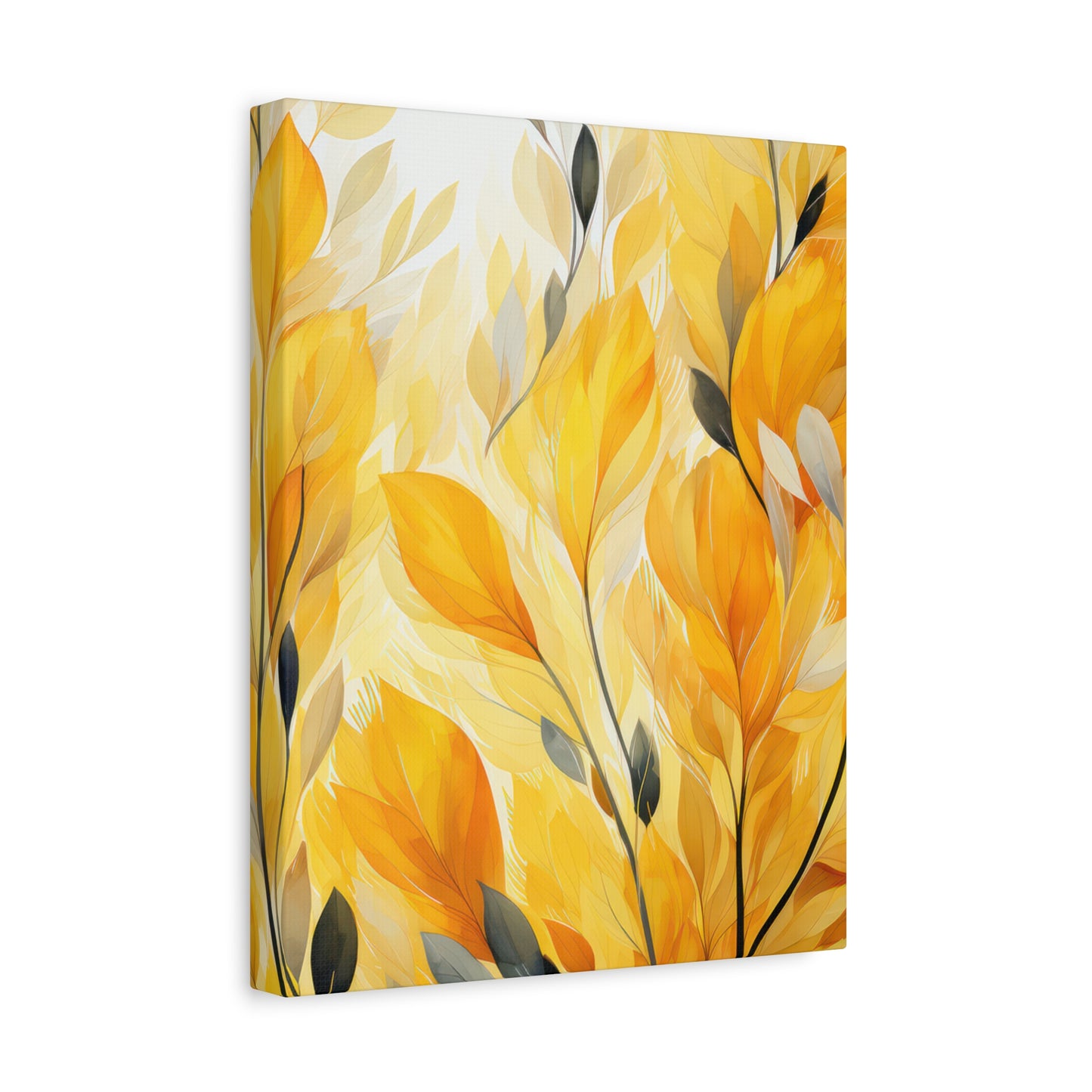 Gorgeous Yellow Matte Canvas Art Print, Stretched, 1.25"