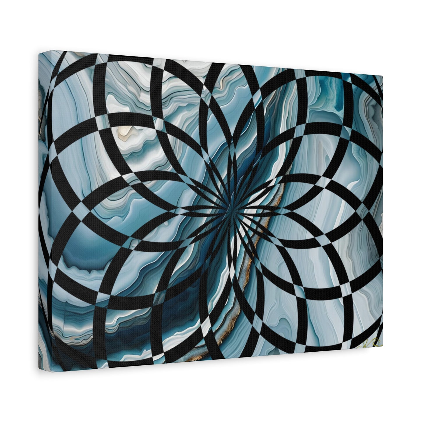 Abstract Geometric Art Canvas Print, Modern Wall