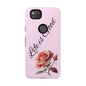 Roses & Positivity Phone Case - Floral Design, Life is Good, Tough Cases for Everyday Wear, Gift for Friends, Mother's Day, Spring [...]