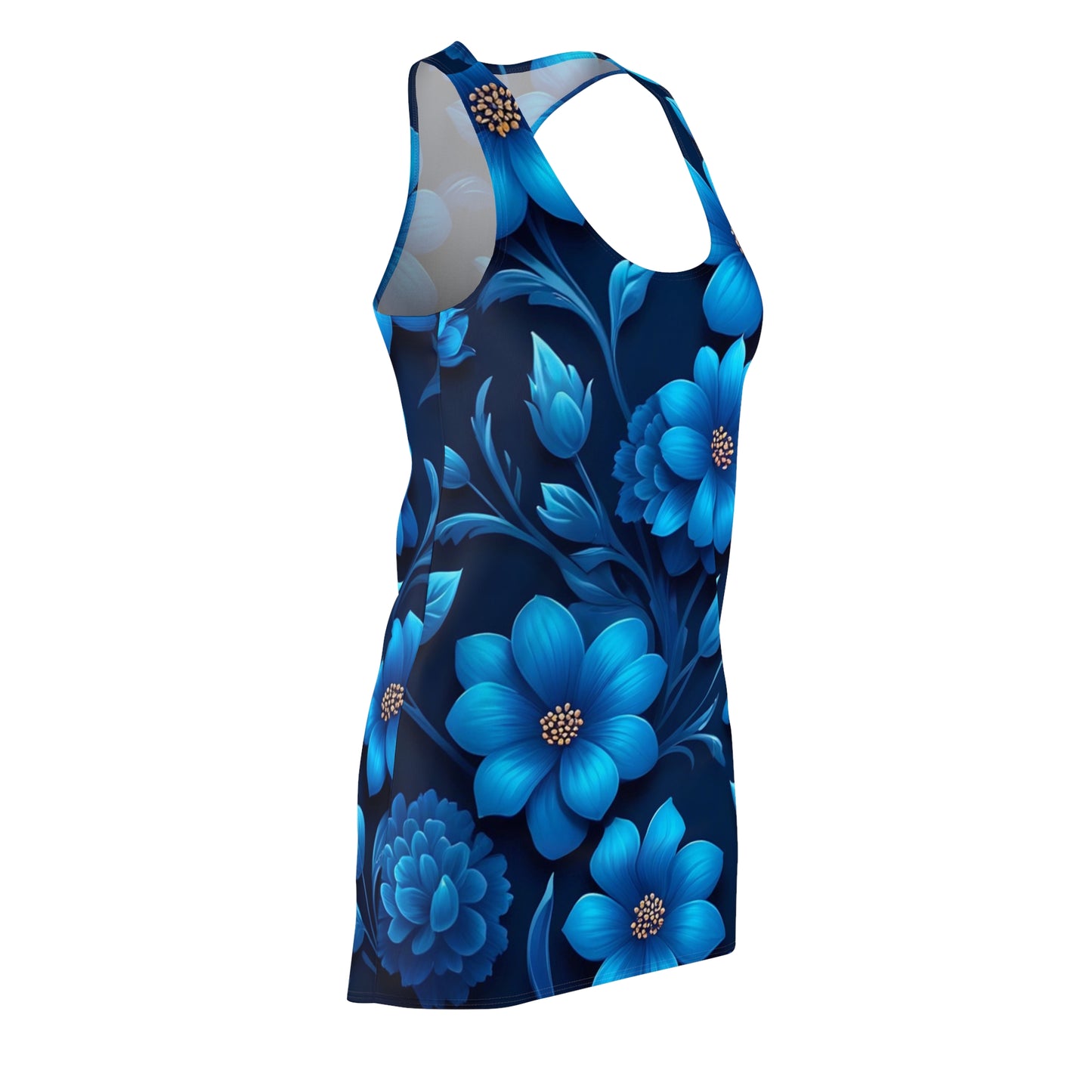 Floral Summer Racerback Dress | Breezy Floral Dress, Beachwear, Vacation Dress, Bohemian Outfit, Festival Style