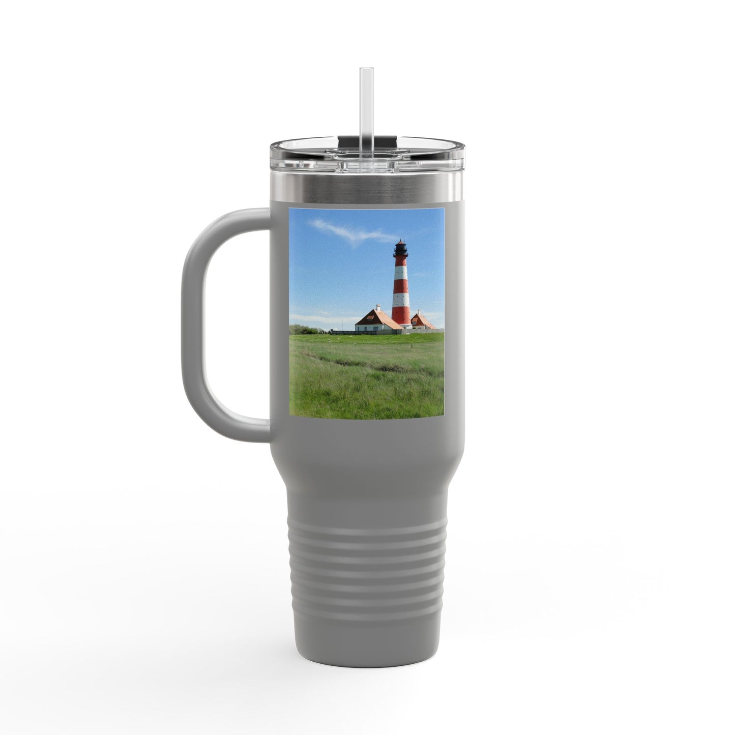 Scenic Insulated Travel Mug, 40oz | Perfect for Coffee Lovers, Outdoor Adventures, Travel Gifts, Eco-Friendly Sippers, Beach Days