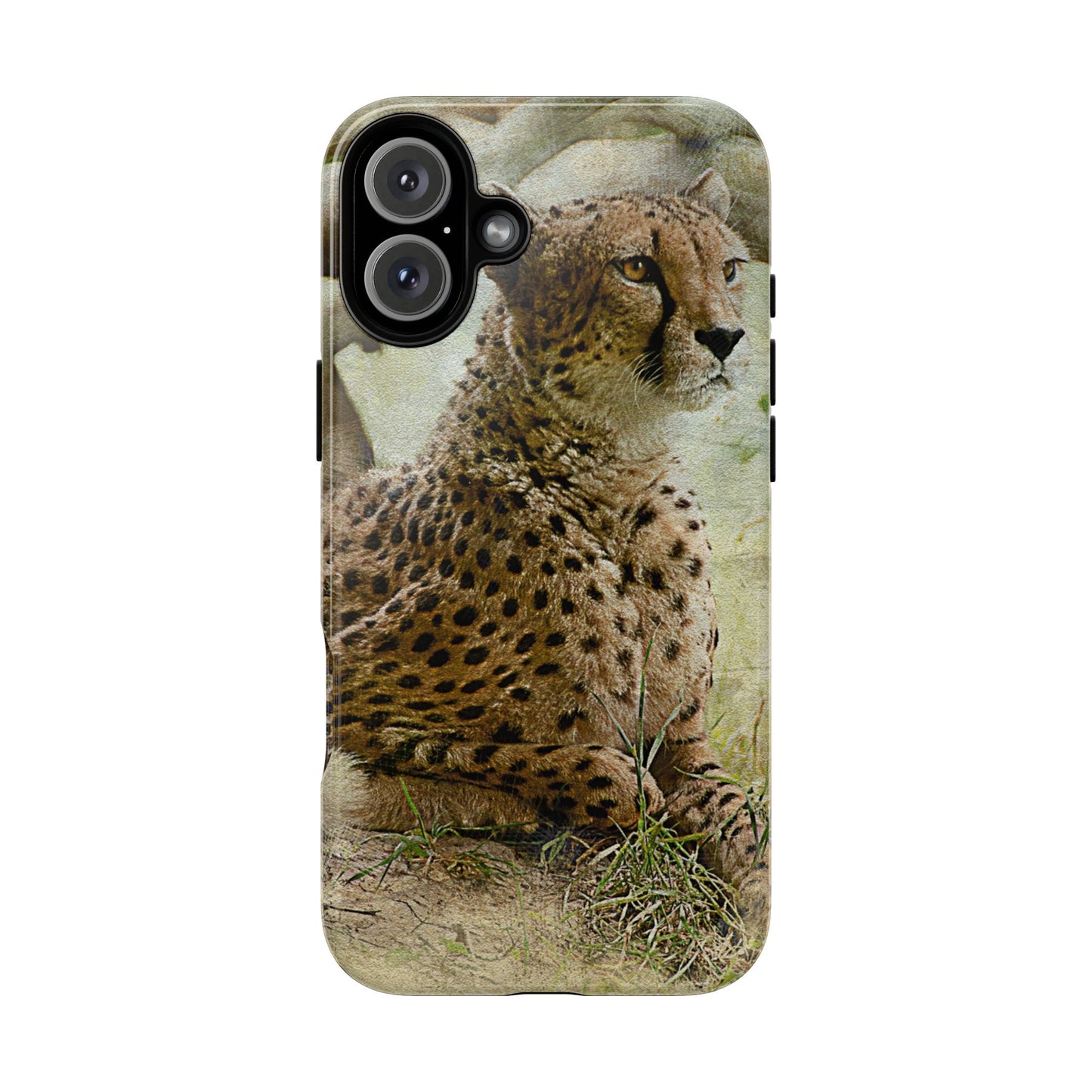 Cheetah Phone Case, Tough Cases, Animal Lover Gift, Wildlife Protection, Eco-Friendly Mobile Cover, Unique Phone Accessory