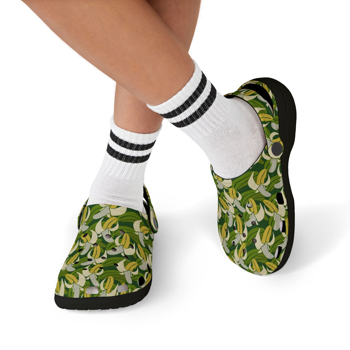Fun Patterned Kid's Clogs - Perfect for Summer Adventures, Playful Footwear for Kids, Banana Design Slippers, Easy On/Off Kids [...]