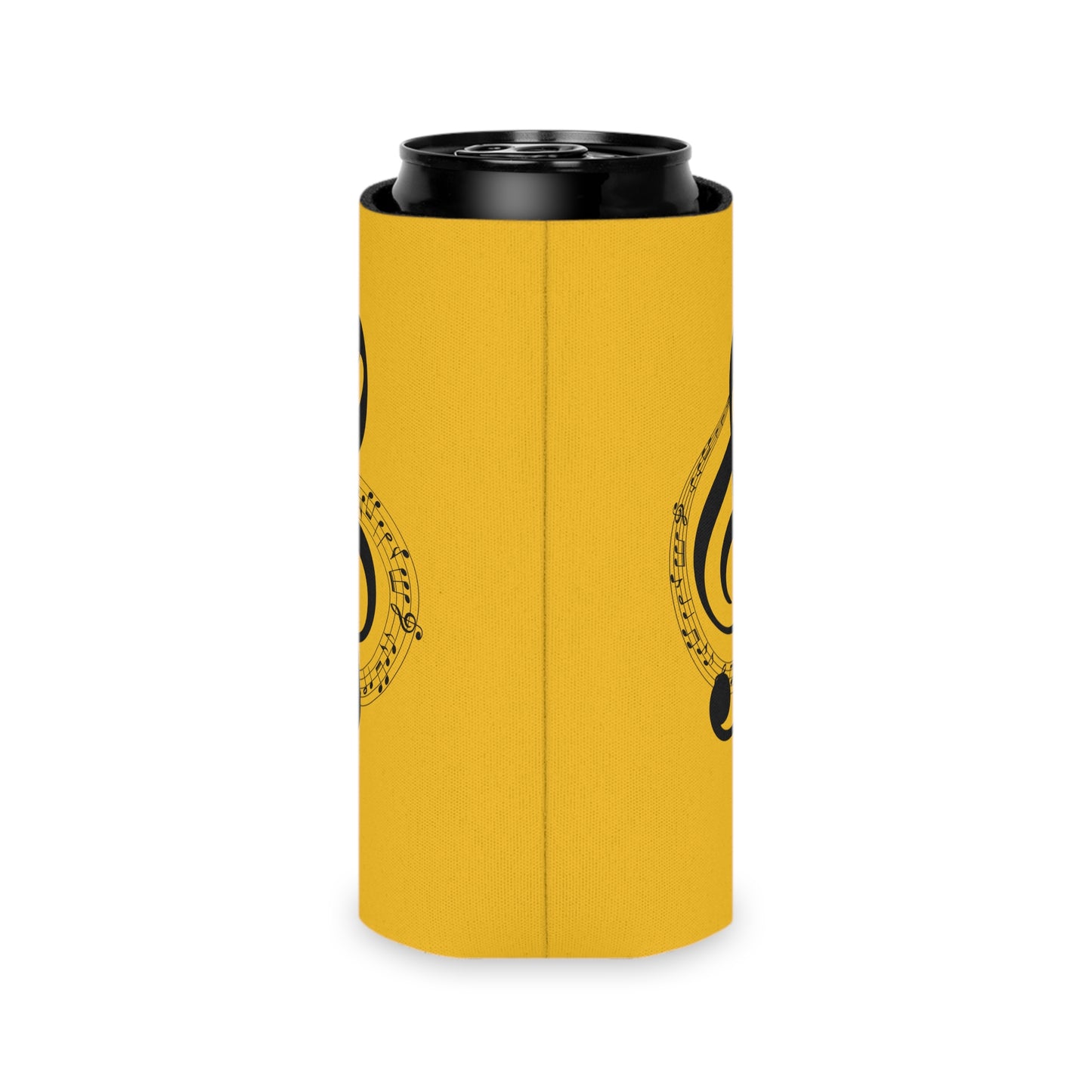 Musical Notes Can Cooler, Summer Fun Drink Holder, Perfect for Parties, Gifts for Musicians, Music Lover's Accessory