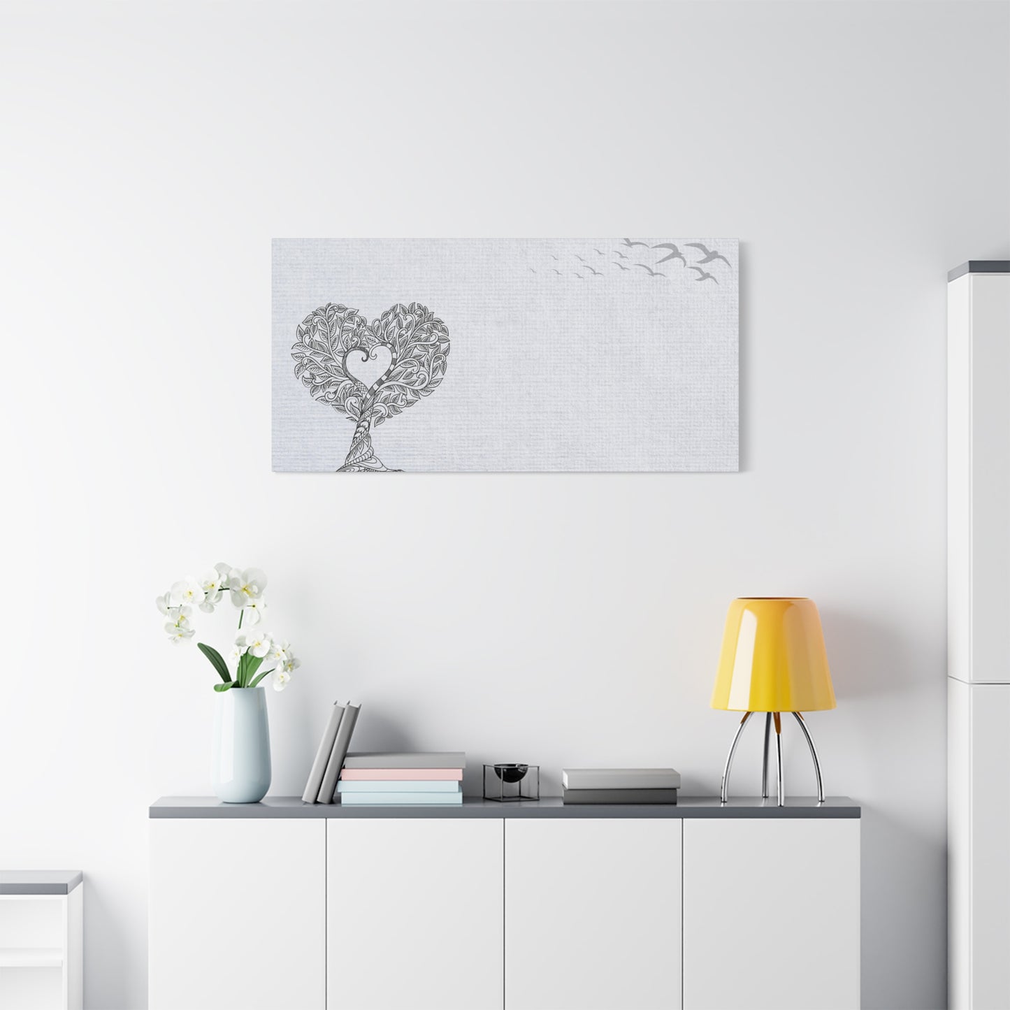 Matte Canvas, Stretched, 1.25" - Heart Tree