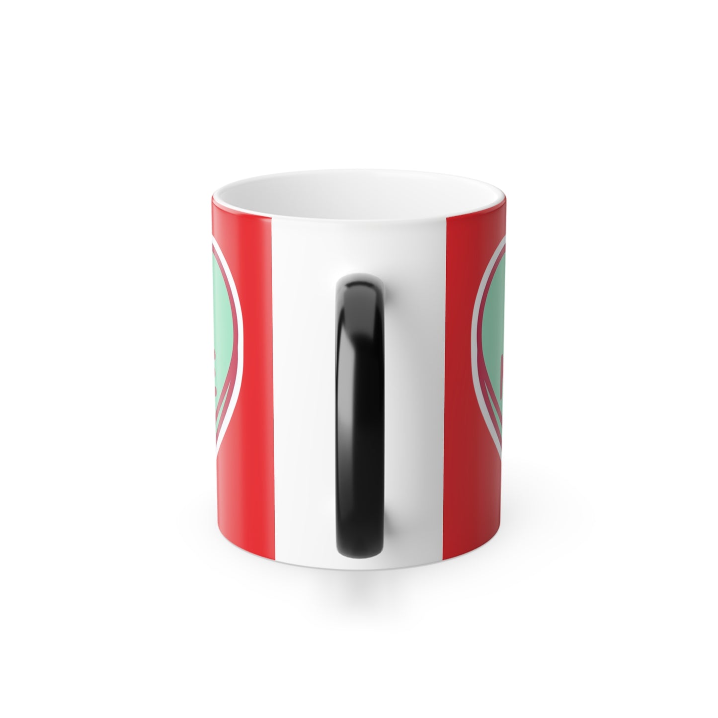 Color-Changing Mug – “Be Mine” Heart Valentine Coffee Cup, 11oz