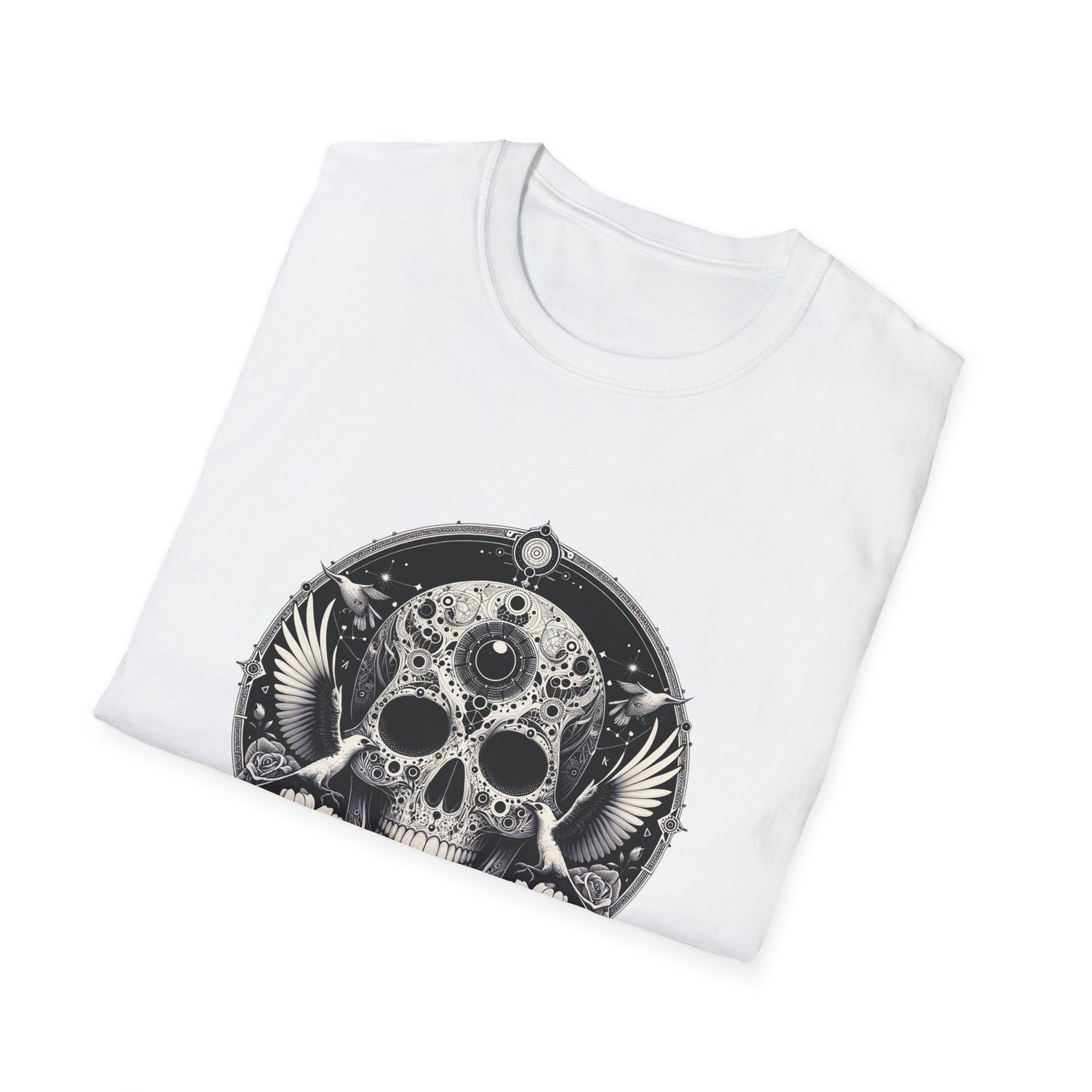 Day of the Dead Skull T-Shirt — Floral Calavera Graphic Tee