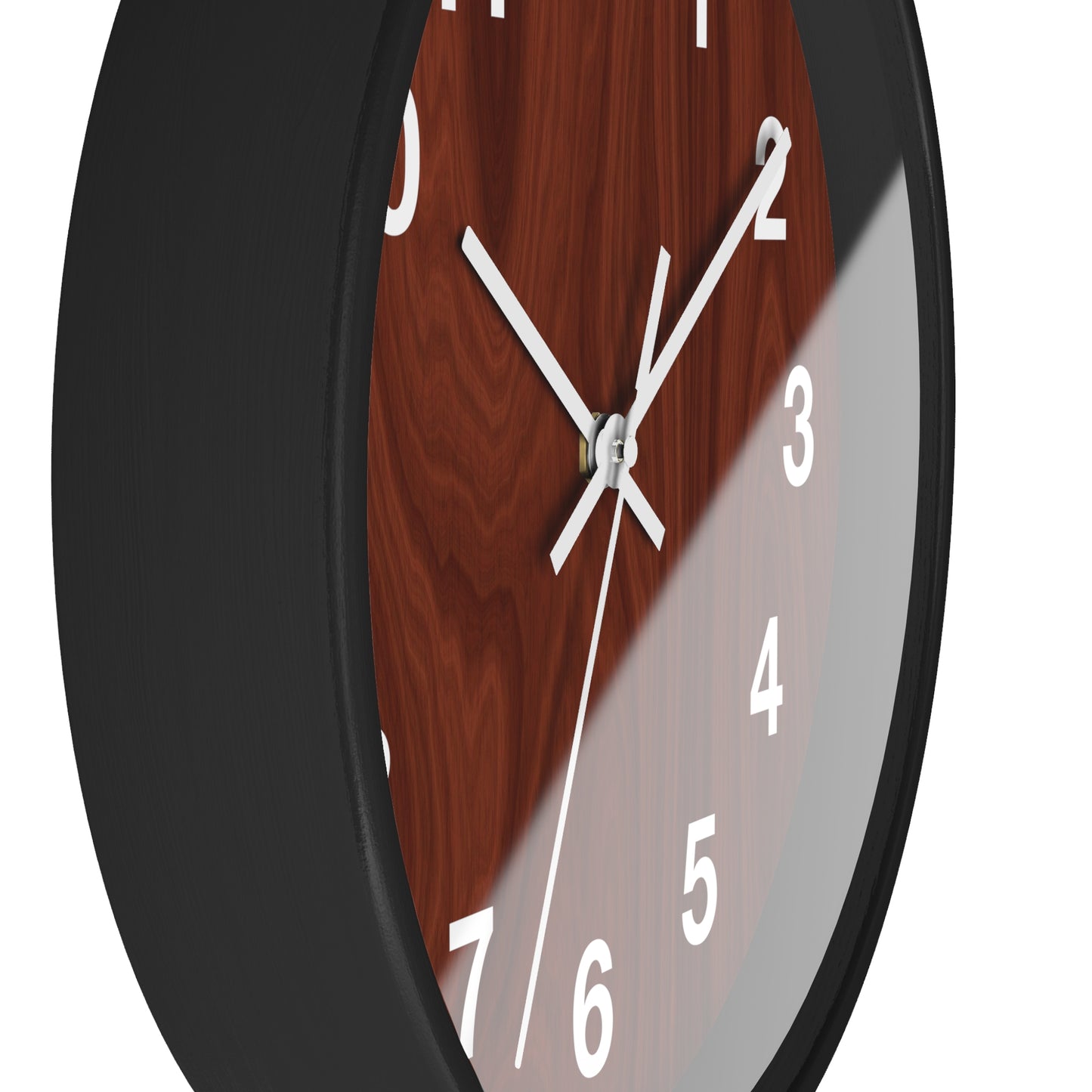 Rustic Wooden Wall Clock, Farmhouse Decor, Home Office Accessories, Gift for Her, Modern Minimalist Timepiece