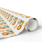 Lion Pattern Gift Wrapping Paper Roll — Whimsical Safari Kids Birthday Wrap