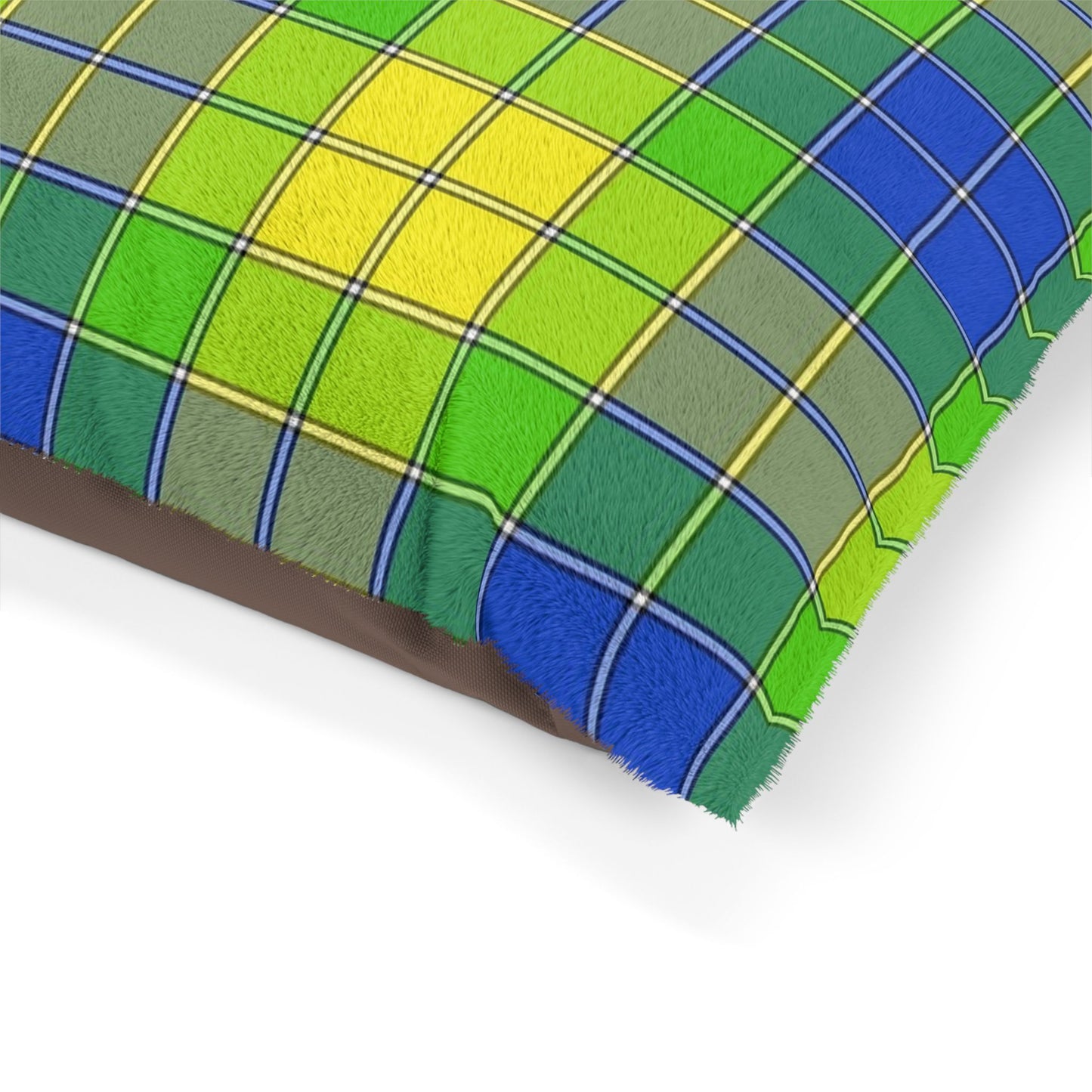 Cozy Plaid Pet Bed - Comfortable Dog Bed, Cat Cushion, Pet Lounge, Gift for Pets, Home Decor