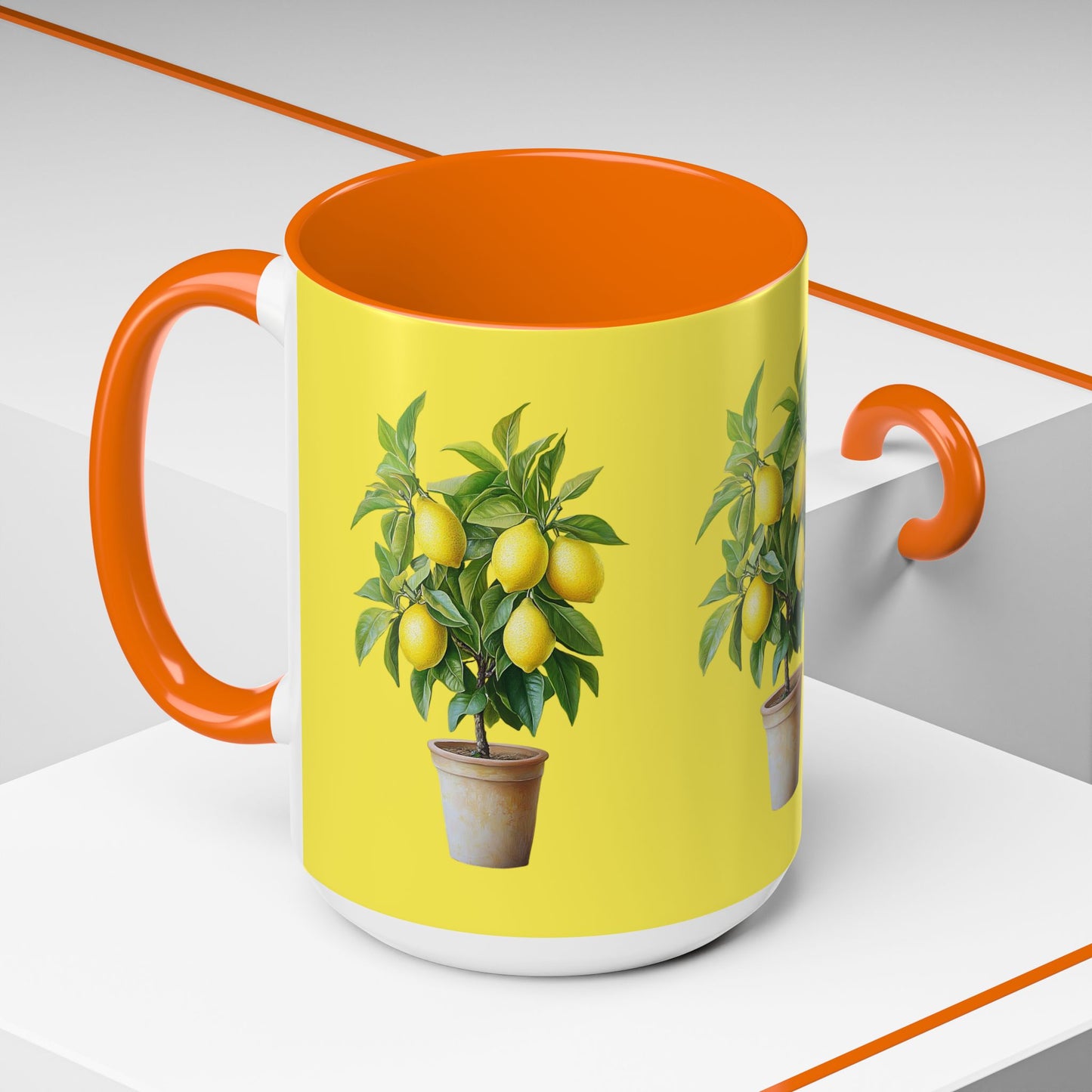 Lemon Tree Accent Coffee Mug - Cheerful Gift for Garden Lovers, Unique Kitchen Decor, Spring Celebration, Housewarming Present, [...]