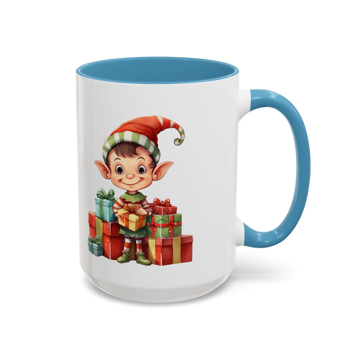 Holiday Elf Coffee Mug - Festive Gift Mug, Christmas Decor, Cute Elf Mug, Coffee Lover Gift, Winter Holiday Drinkware