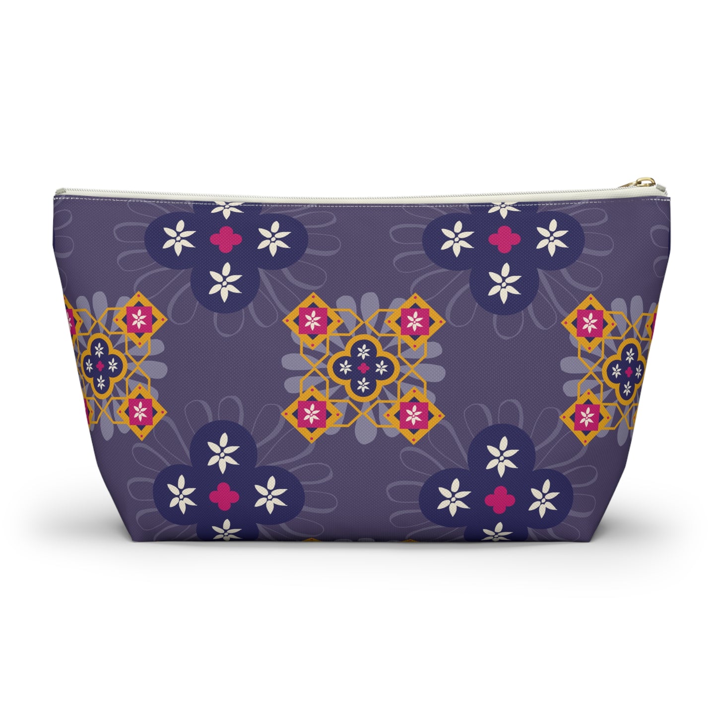 Vibrant Floral Accessory Pouch, Makeup Bag, Travel Organizer, Cute Storage, Gift for Her