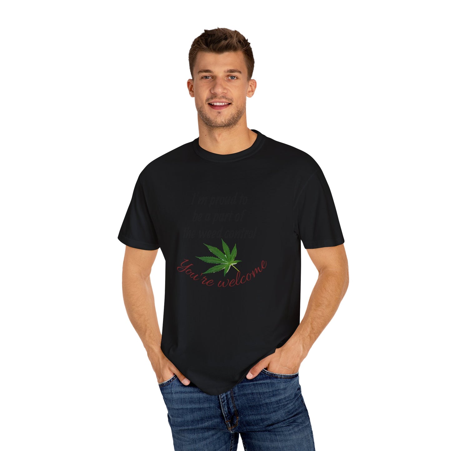 Proud Weed Control Unisex T-shirt, Cannabis Enthusiast Gift, Stoner Humor Tee, Eco-Friendly Apparel, Perfect for 420 Celebrations
