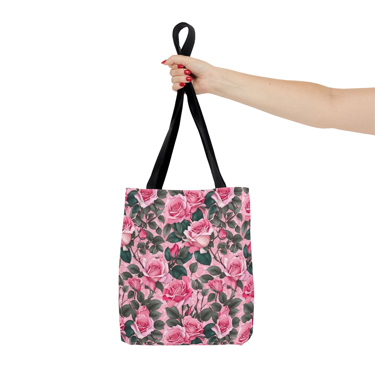 Pretty Pink Floral Tote Bag, Stylish Reusable Bag, Shopping Tote, Gift for Her, Eco-Friendly, Mother's Day Gift