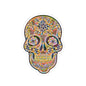 Colorful Skull Stickers | Day of the Dead Décor, Planner Stickers, Laptop Decals, Party Supplies, Artistic Gifts