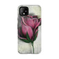 Rose Phone Case – Tough Cases, Floral Phone Cover, Gift for Her, Minimalist Design, Nature Lover's Accessory, Birthday Gift Idea