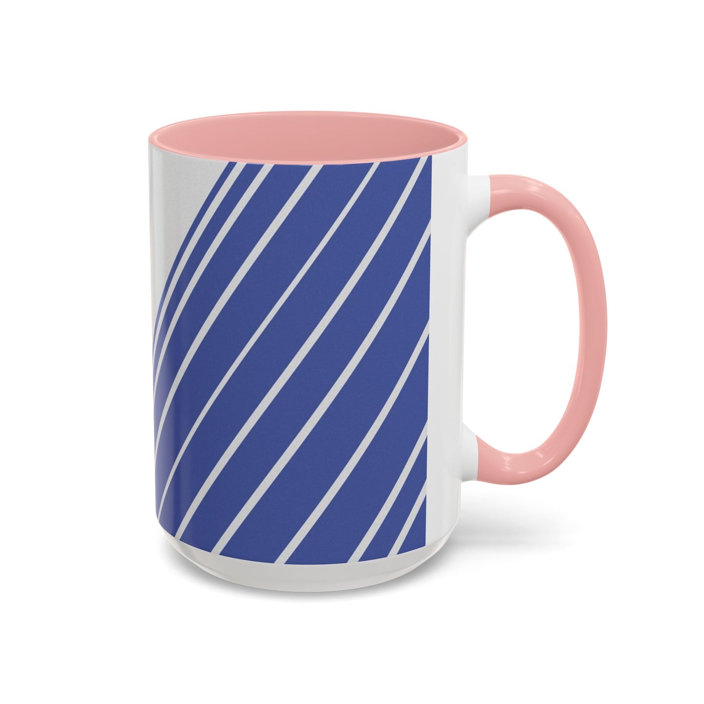 Elegant Stripe Accent Coffee Mug - Perfect for Gifts, Home Decor, Office, Birthdays, and Tea Lovers