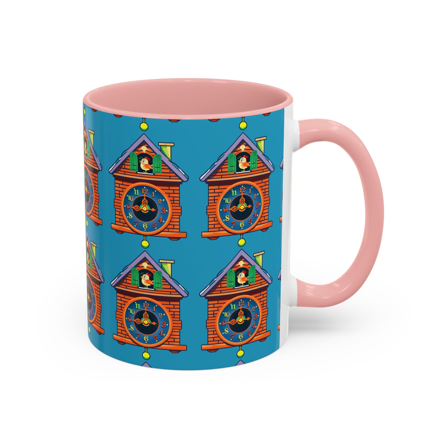 Whimsical Clock House Coffee Mug Unique Gift for Home Decor
