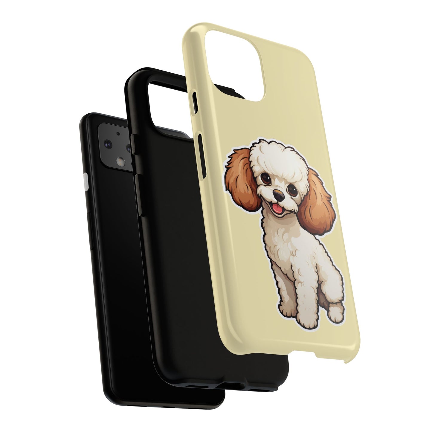 Cute Dog Phone Case, Pet Lover Gift, Custom Phone Cover, Cartoon Dog Case, Durable Phone Accessory