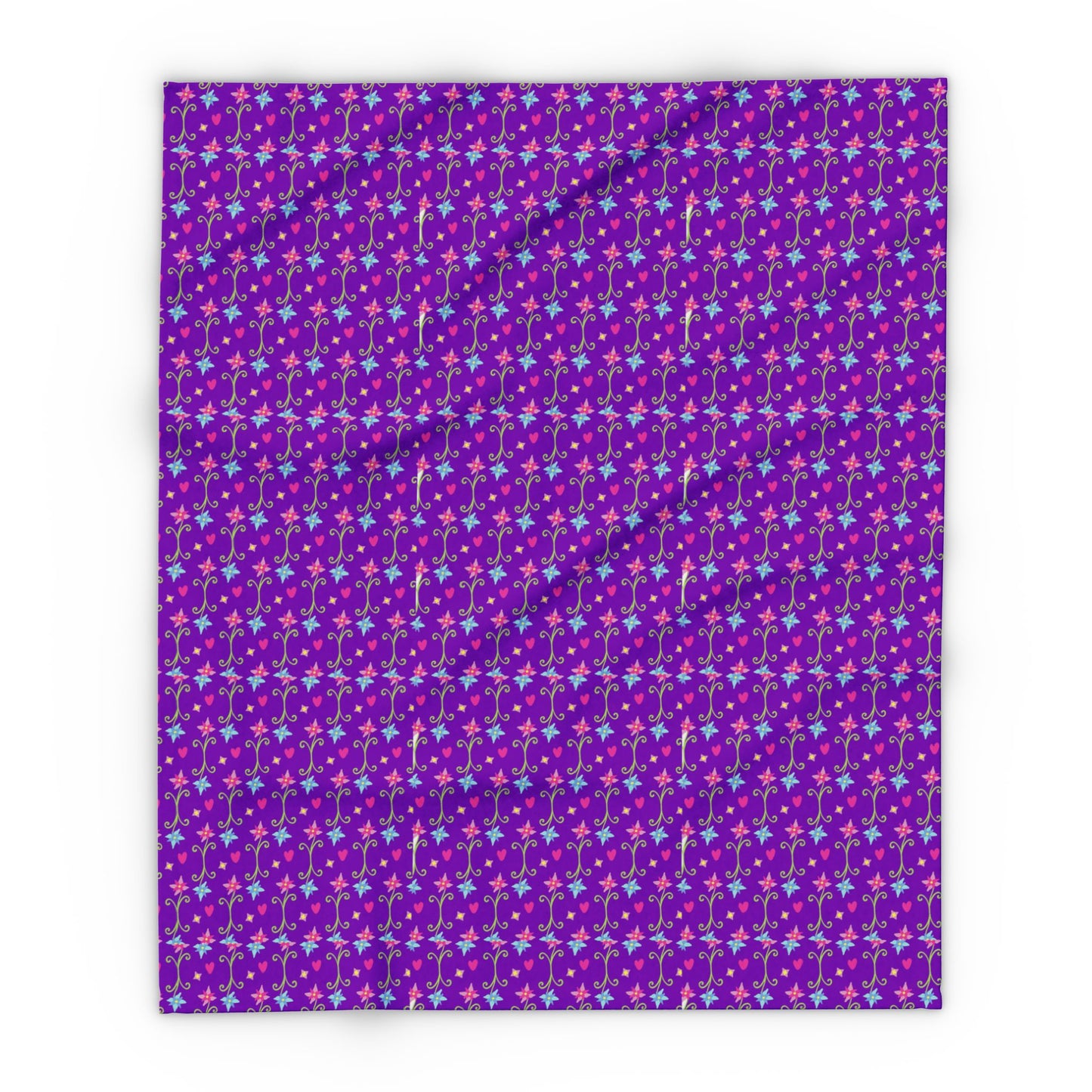 Cozy Purple Fleece Blanket, Soft Throw for Home Decor, Ideal Gift for Winter, Valentine's Day, or Cozy Movie Nights, Snuggle Up