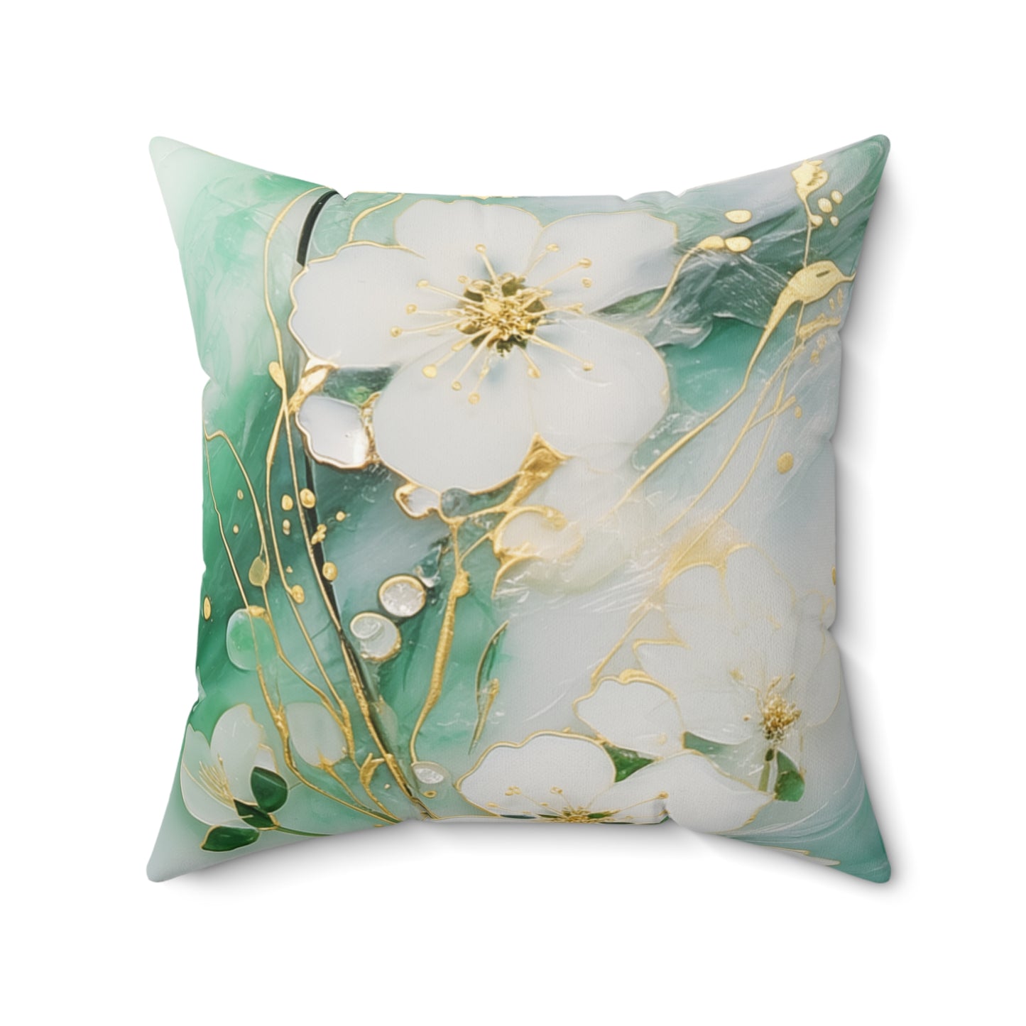 Elegant Floral Throw Pillow, Home Decor, Floral Cushion, Gift for Her, Living Room Accent