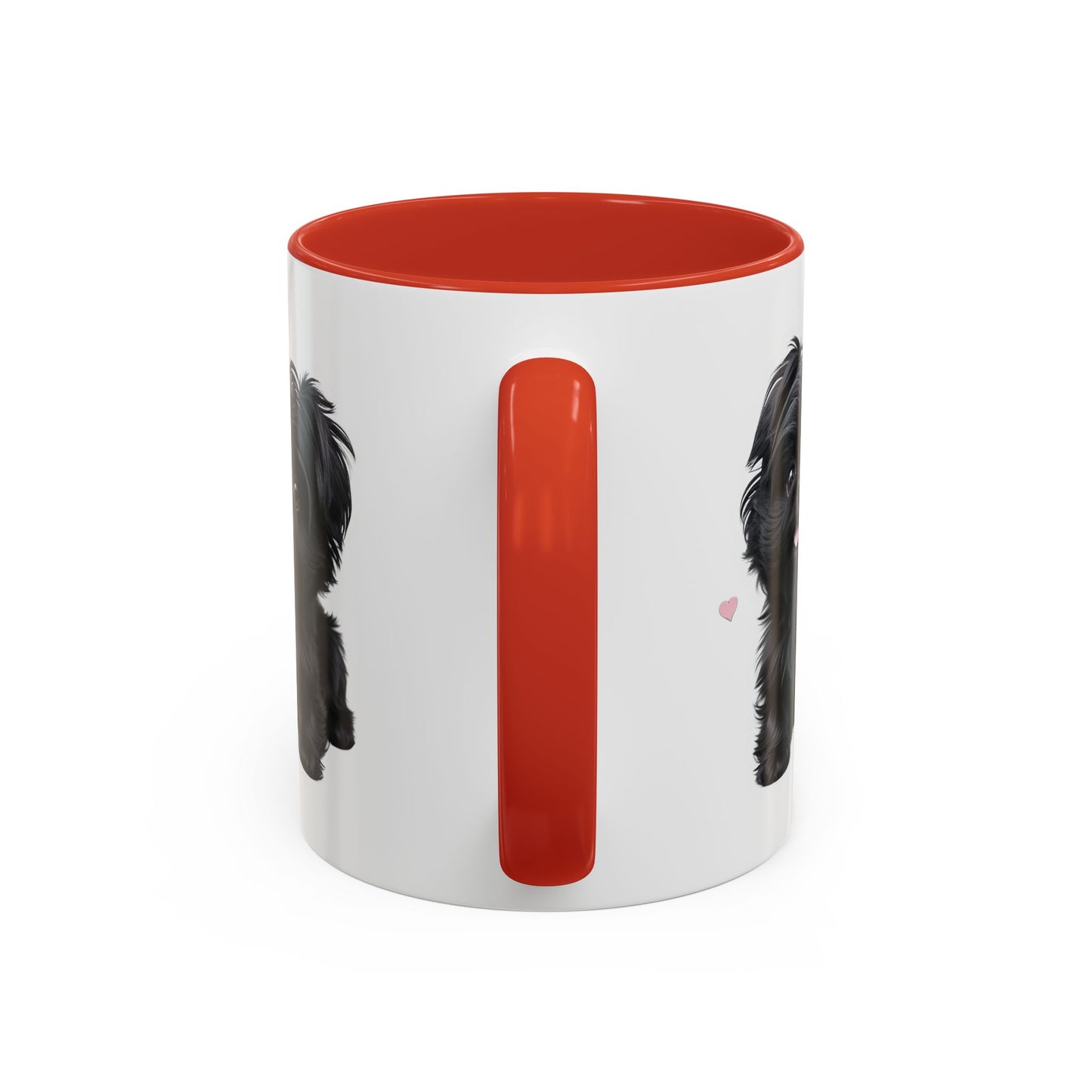 Cute Pug Accent Coffee Mug, Pet Lover Gift, Coffee Cup, Dog Mom Mug, Black Dog Ceramic Mug