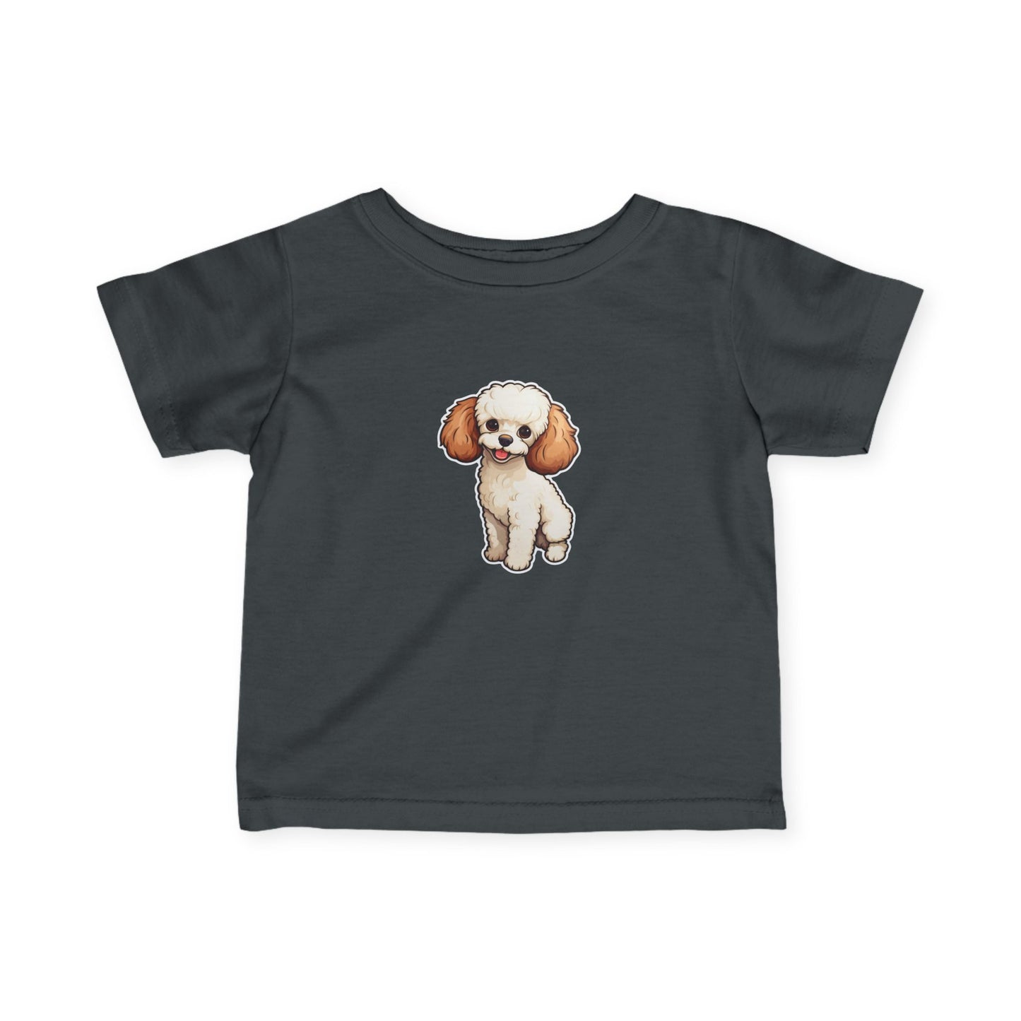 Cute Puppy Infant Tee, Baby T-Shirt, Newborn Gift, Toddler Tee, Dog Lover Baby Clothes