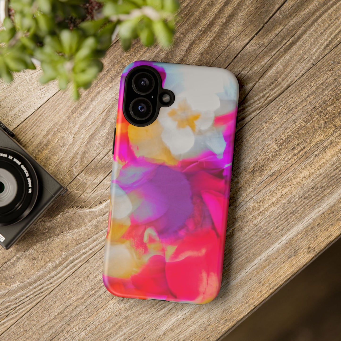 Floral Phone Case: Stylish Art for Your Device, Tough Cases, Gift for Her, Flower Print, Trendy Accessories, Phone Protection