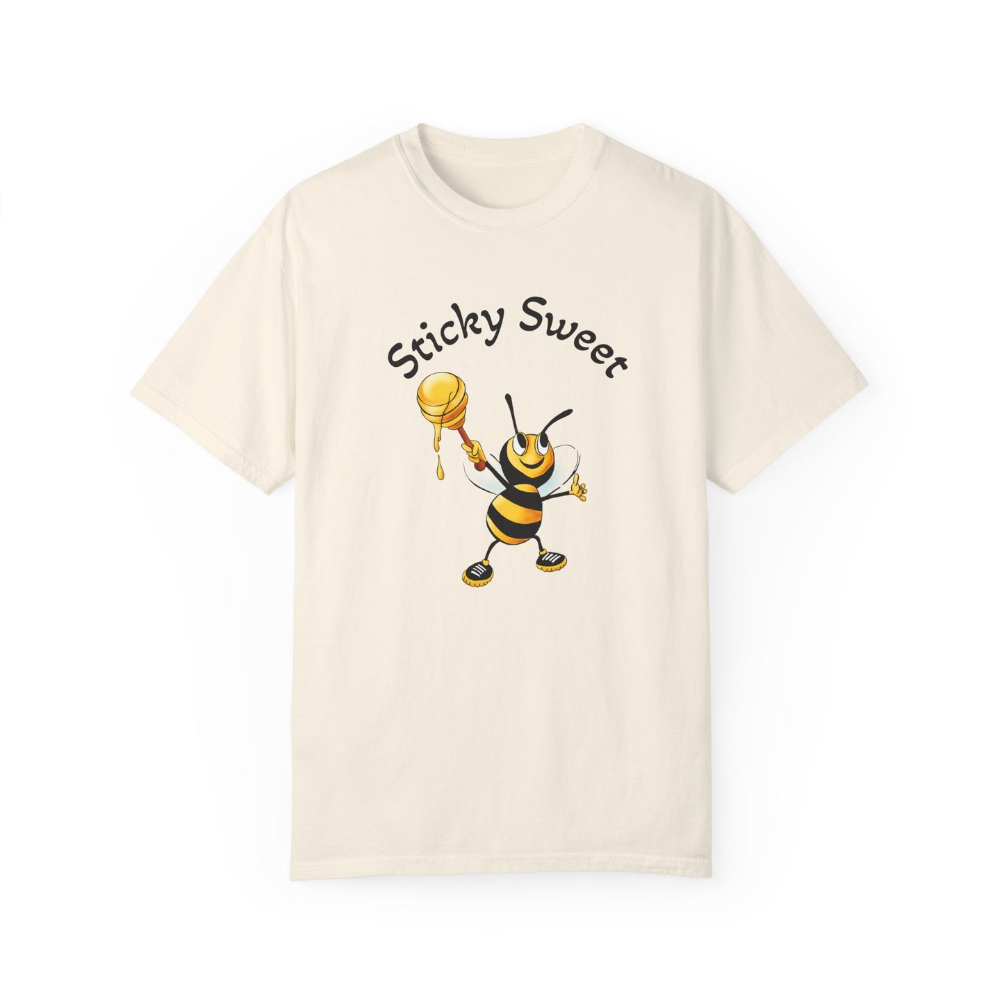 Bee-Themed Unisex T-Shirt - "Sticky Sweet" Graphic