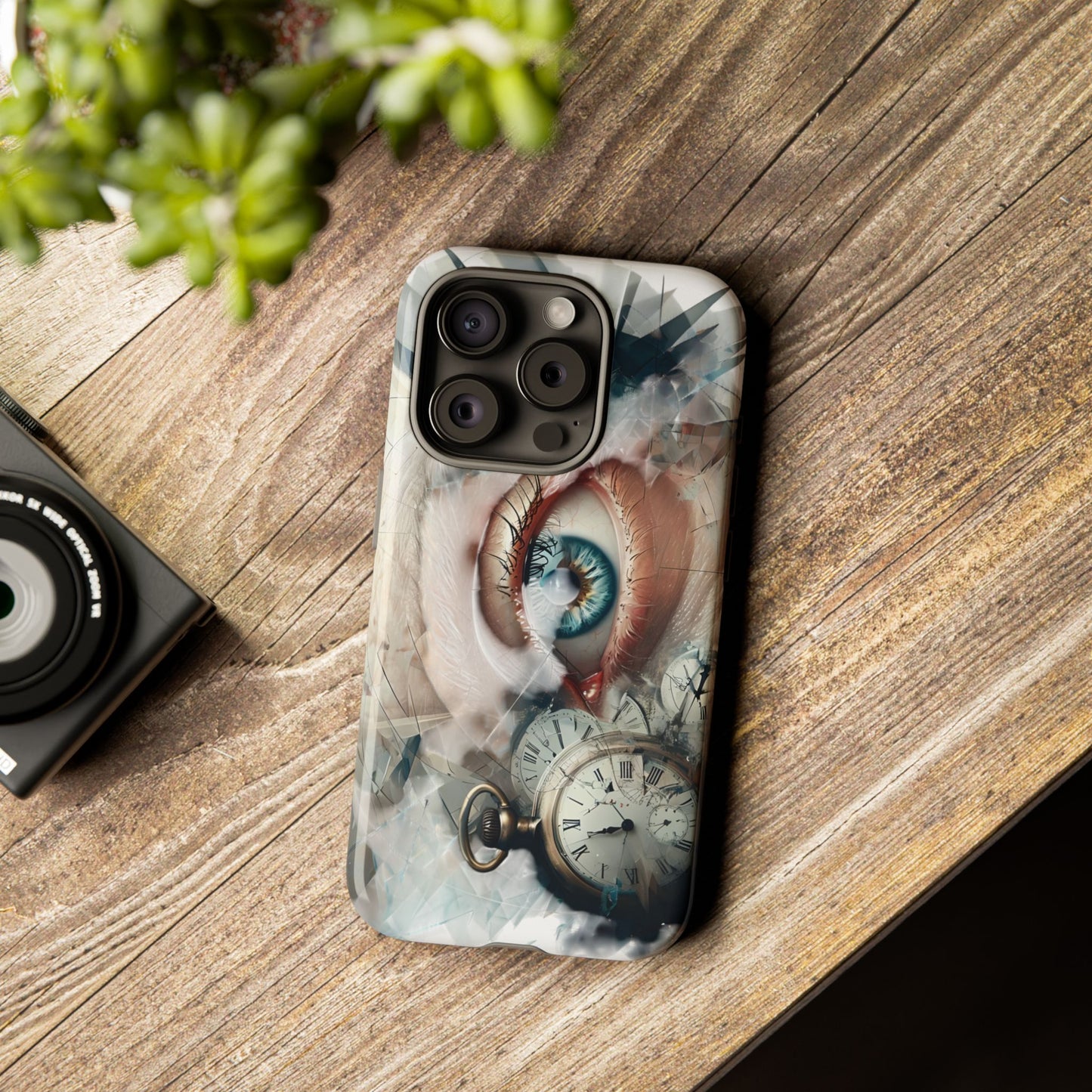 Artistic Eye Phone Case, Unique Smartphone Cover, Whimsical Gift for Art Lovers, Trendy Tech Accessory, Birthday Present, Holiday Gift