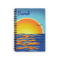Personalized Ocean Sunset Spiral Notebook - Dream Journal, Travel Diary, Sketchbook, Gift for Students, Beach Lover