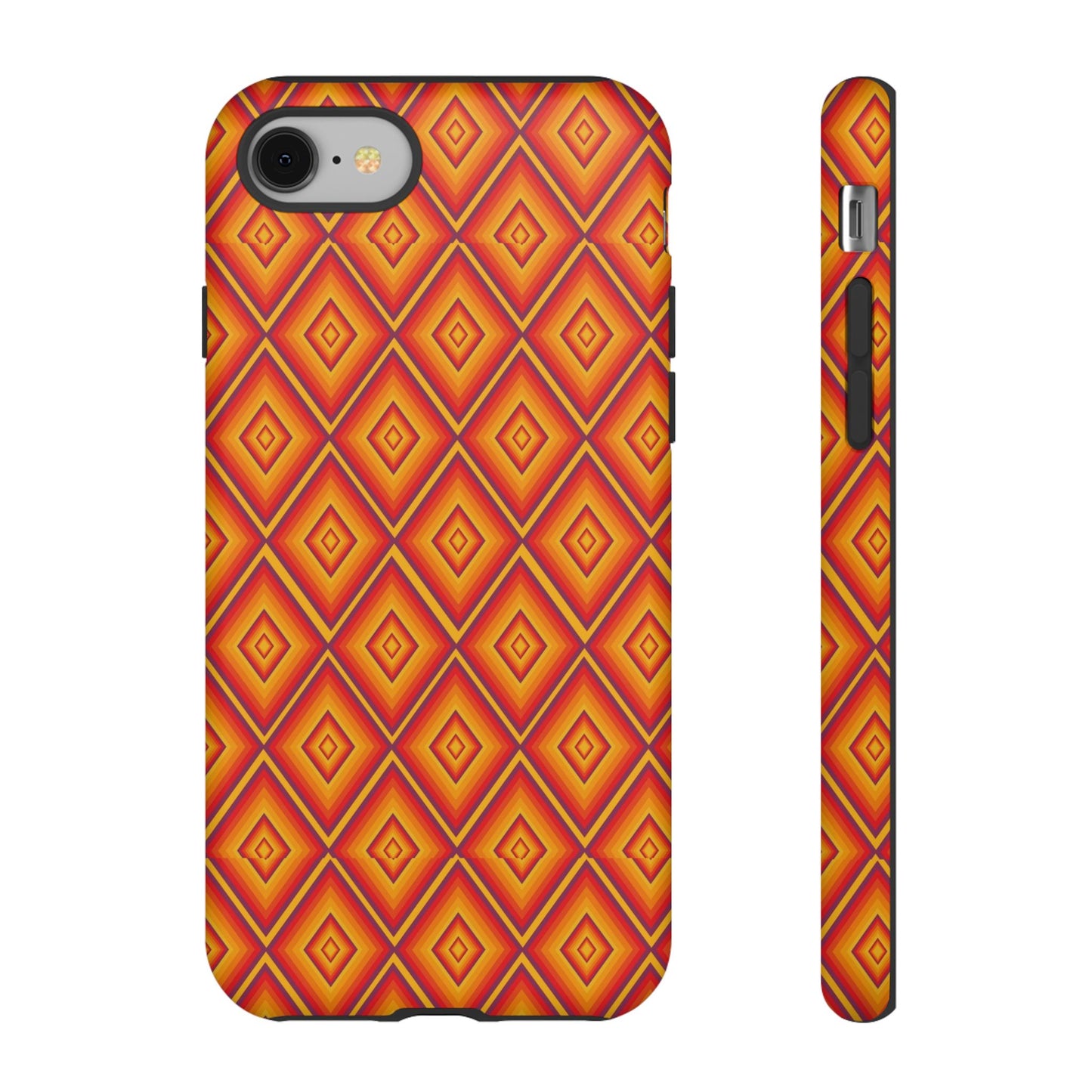 Geometric Phone Case, Tough Cases for Protection, Stylish Smartphone Cover, Vibrant Patterned Phone Accessory, Unique Gift Idea, [...]