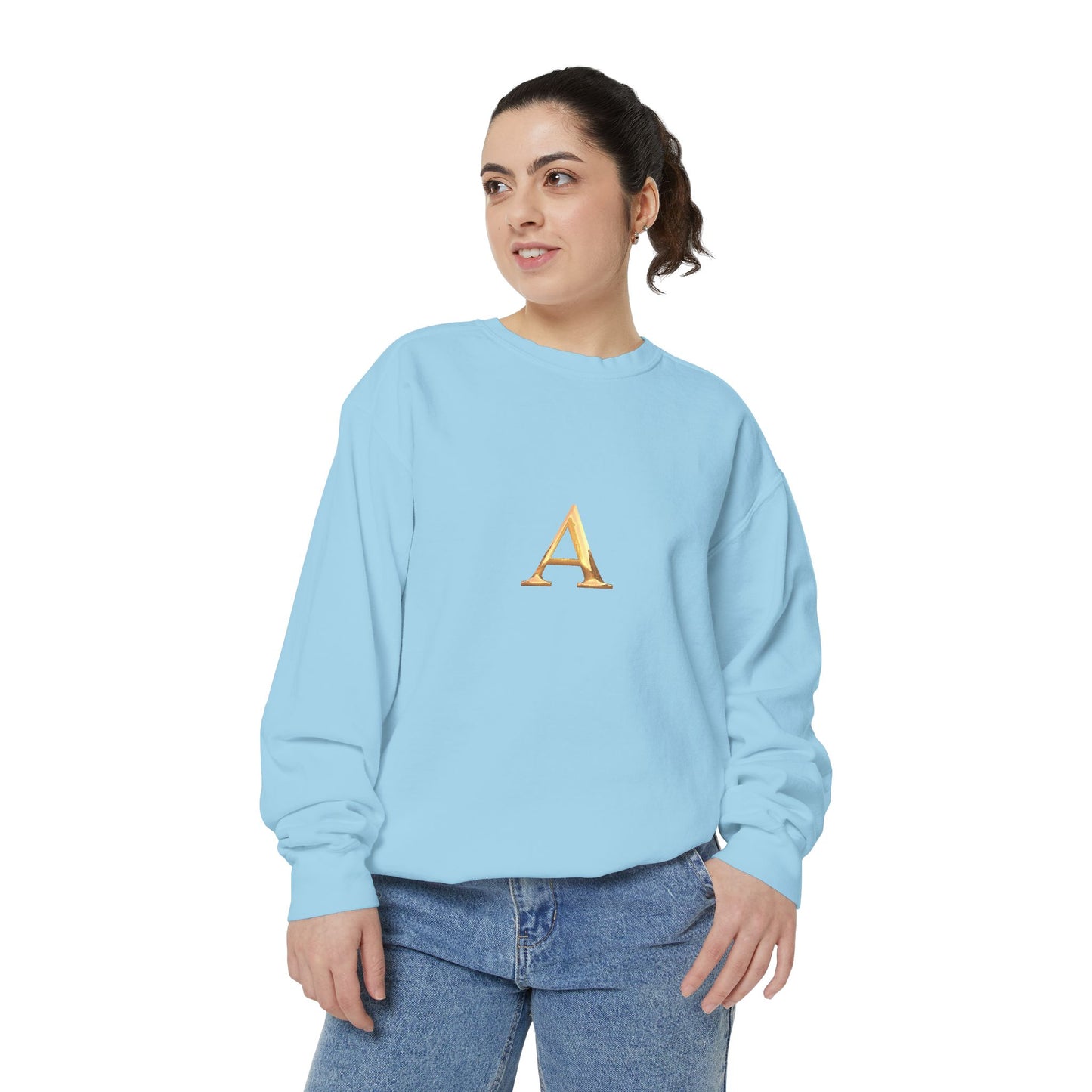 Stylish Monogrammed Sweatshirt, Personalized Gift, Cozy Layering, Casual Wear, Birthday, Holiday Present