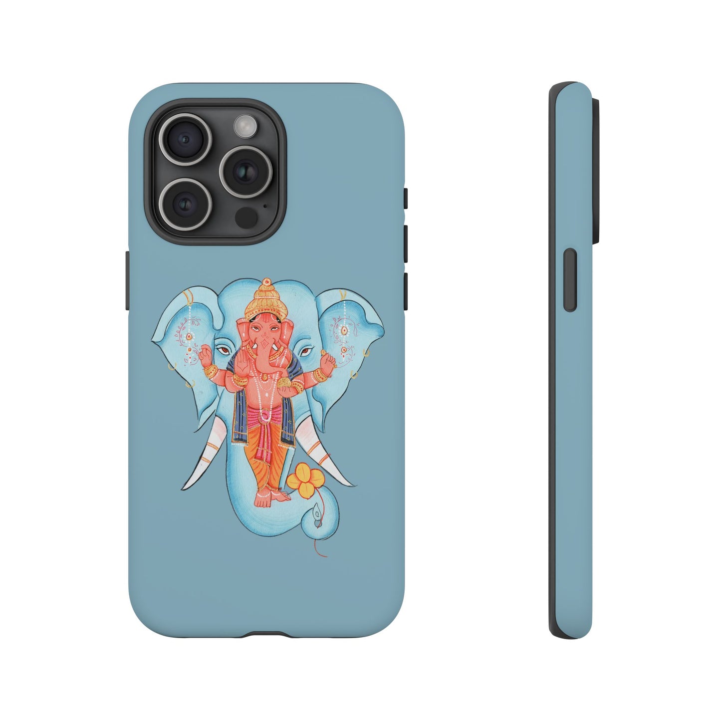 Tough Cases: Ganesh-Inspired Phone Case, Bohemian Phone Cover, Hindu Art Accessory, Festival Gift, Protective Phone Shell
