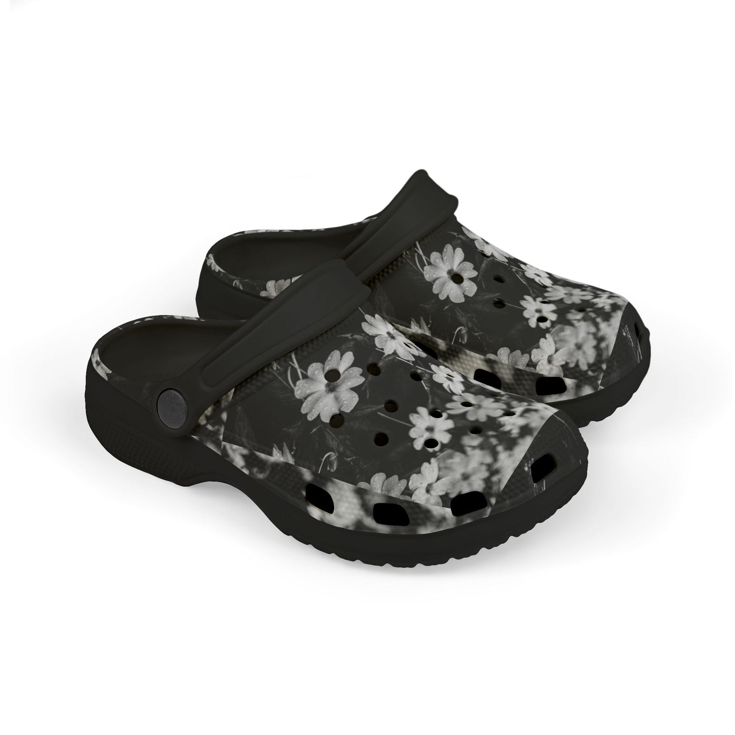 Floral Kid's Clogs, Cute Garden Shoes, Kids Outdoor Footwear, Summer Play Clogs, Toddler Garden Clogs