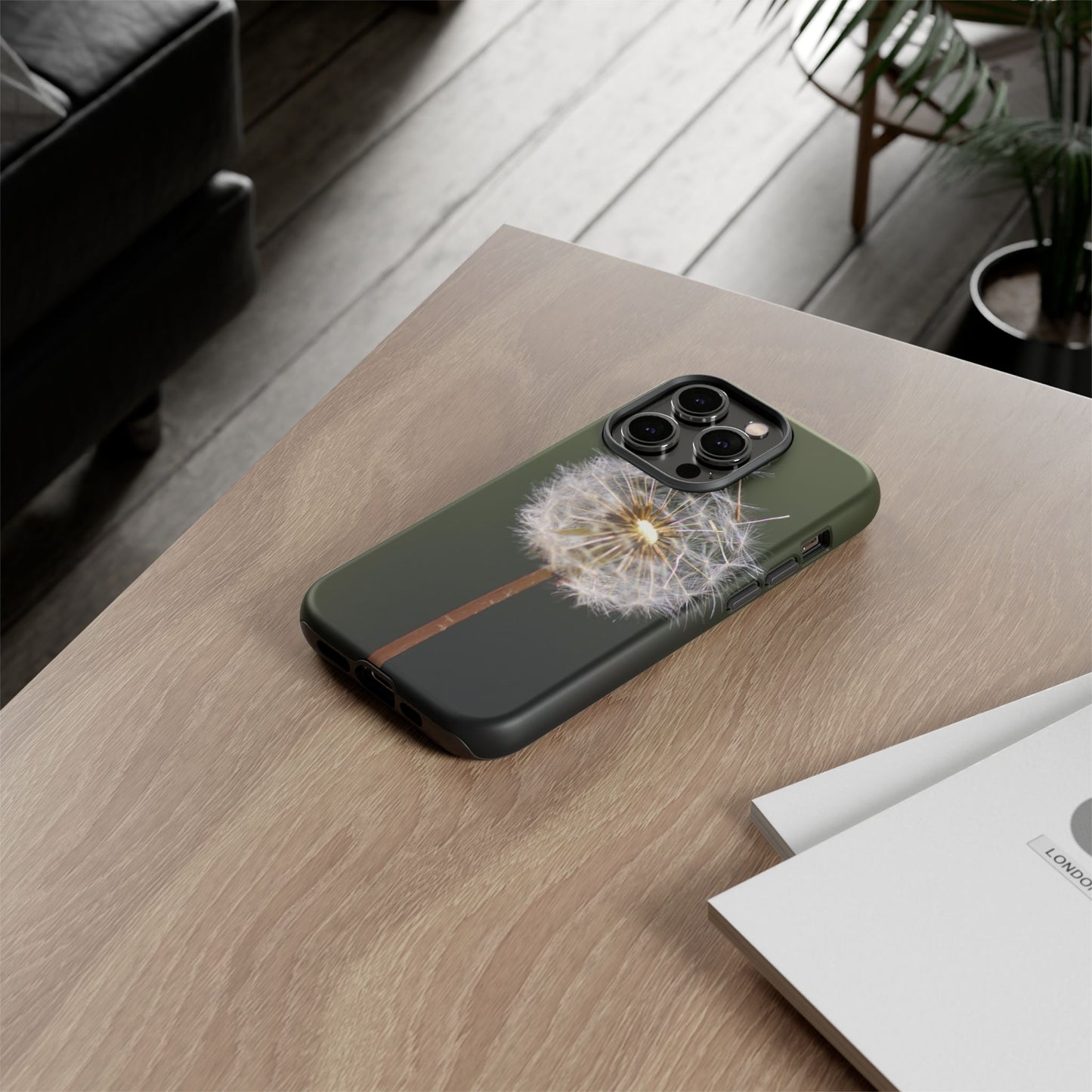 Dandelion Photo Tough Case — Protective Floral Phone Cover