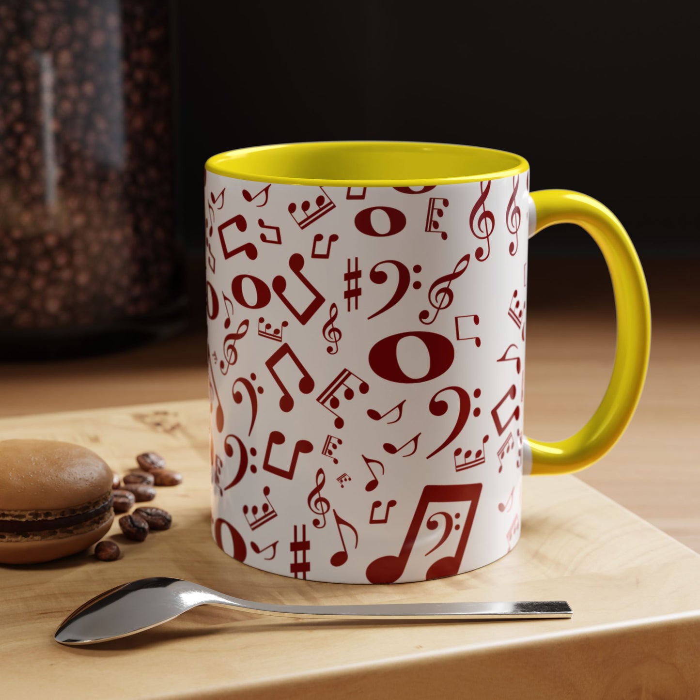 Musical Accent Mug - Perfect for Music Lovers, Gifts for Musicians, Coffee Lover's Essential, Singing Inspiration, Music-Themed [...]